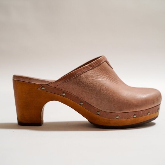 UGG Leather Studded Accent Mule Clogs - Picture 3 of 10